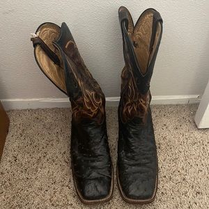 GUC Full Quill Ostrich Boots